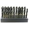 Drillco 32PC S&D IMP FLT STND SET 1/2-1" BY 64THS W/Drill 1000EF32 - alternate 1